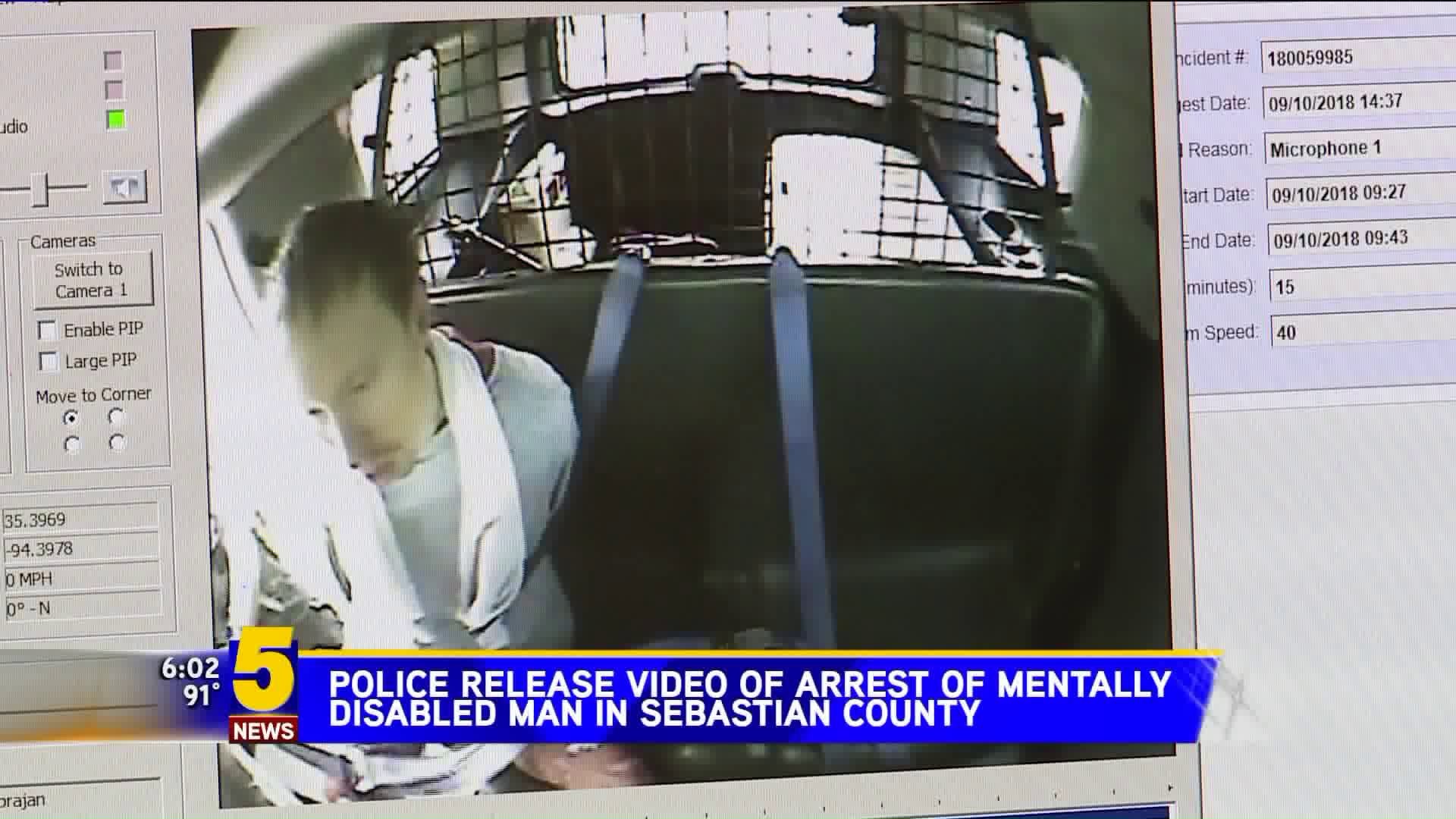 Police Release Video Of Arrest Of Mentally Disabled Man In Sebastian County