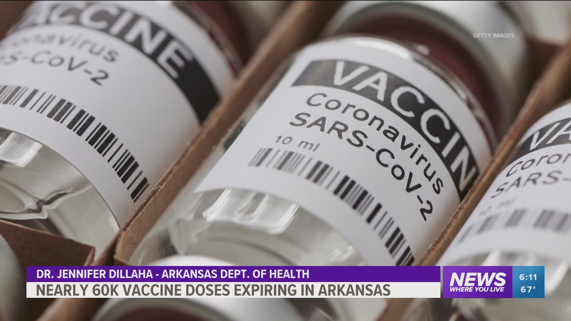 Low demand for Covid-19 vaccines could cause Arkansas to waste thousands of doses if not used by the end of June.