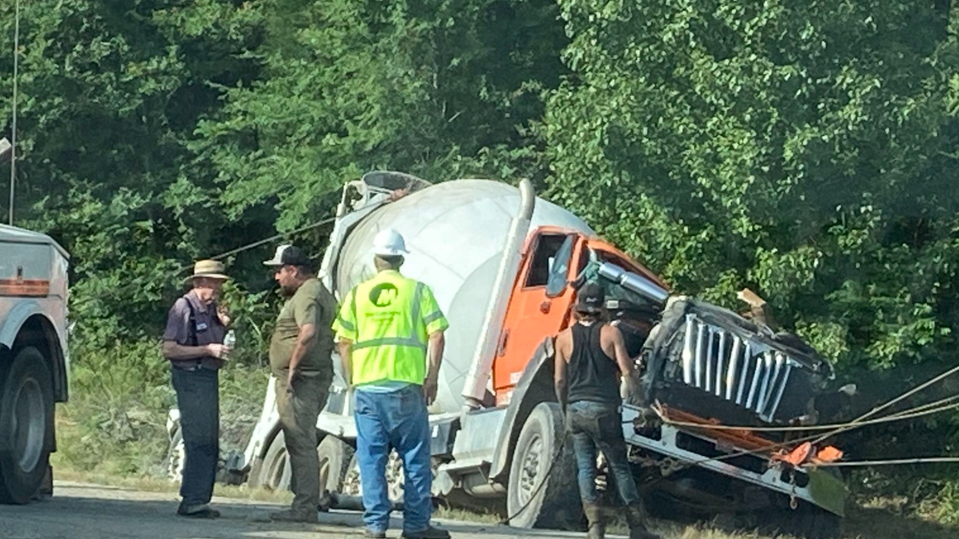 60-year-old Charles Brunson was driving a cement truck on I-540 near Van Buren when another vehicle ran into the back of the truck.