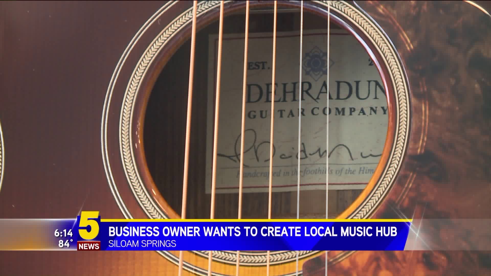 Business Owner Wants To Create Local Music Hub