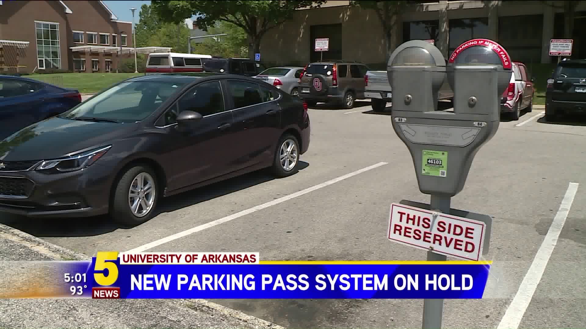 New Parking Pass System On Hold