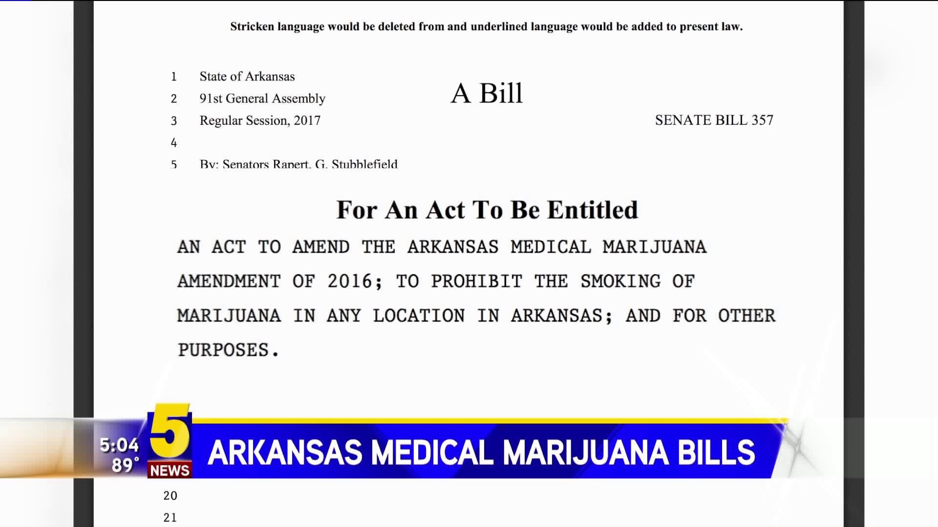 Medical Marijuana Bills