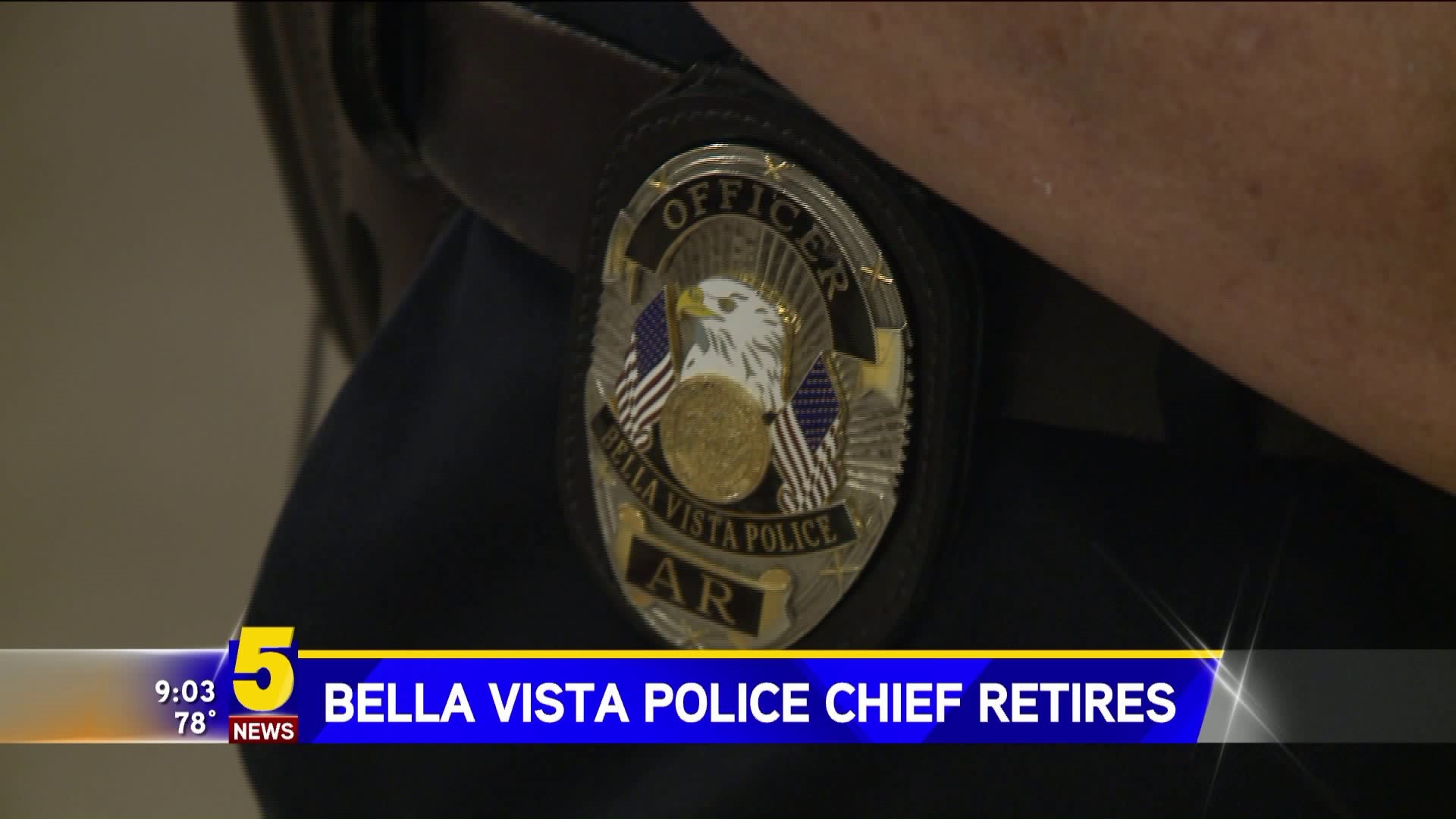 BELLA VISTA POLICE CHIEF RETIRES