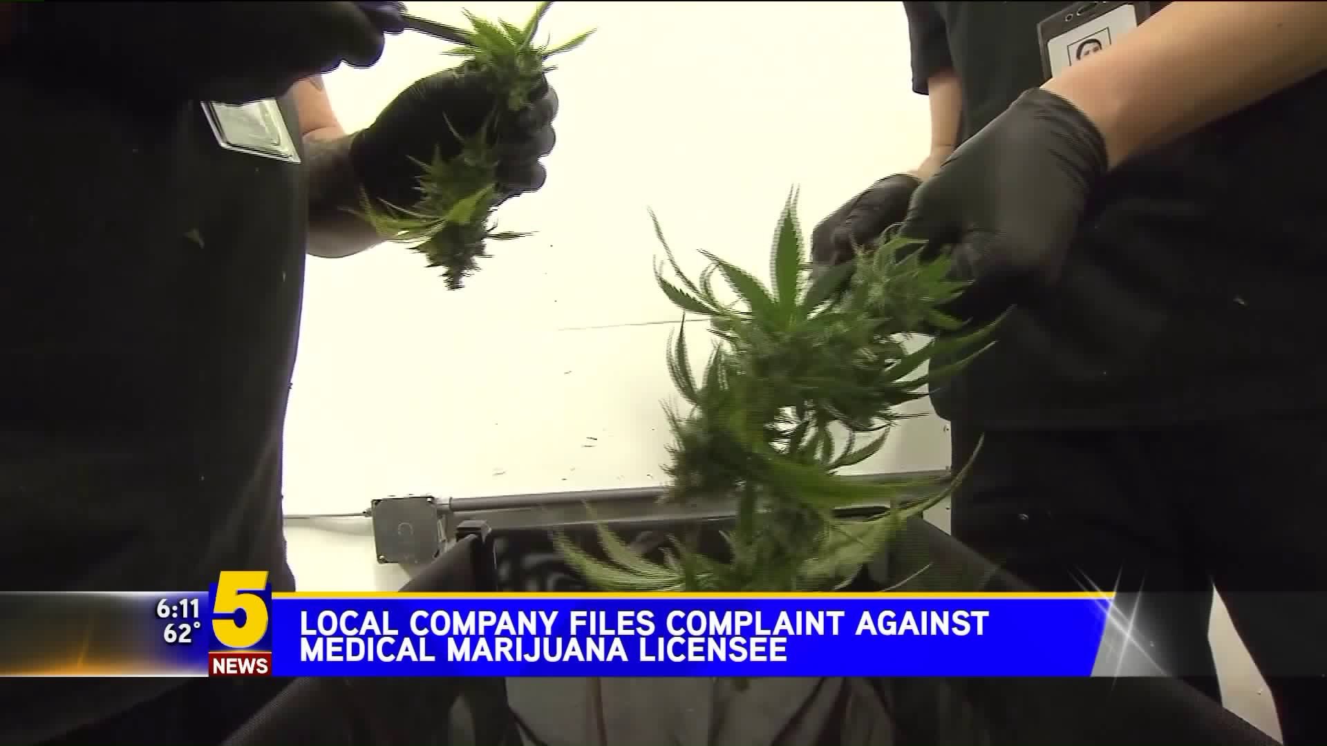 Local Company Files Complaint Against Medical Marijuana Licensee