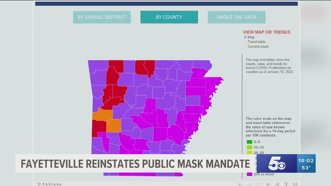 Fayetteville reinstates temporary mask mandate for public places