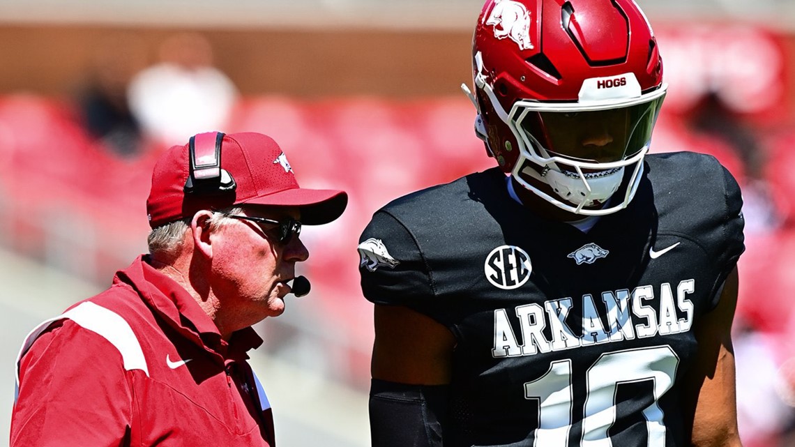 Sam Pittman names Taylen Green as the Razorbacks starting quarterback | 5newsonline.com