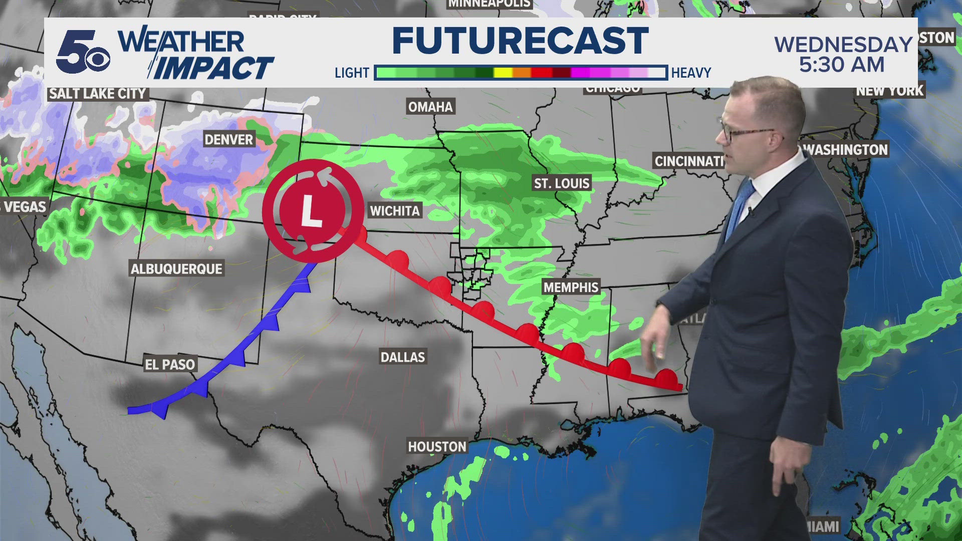 A weekend warm up doesn't last long before our next cold front brings a surge of cooler air, followed by a storm system that may impact Thanksgiving plans.