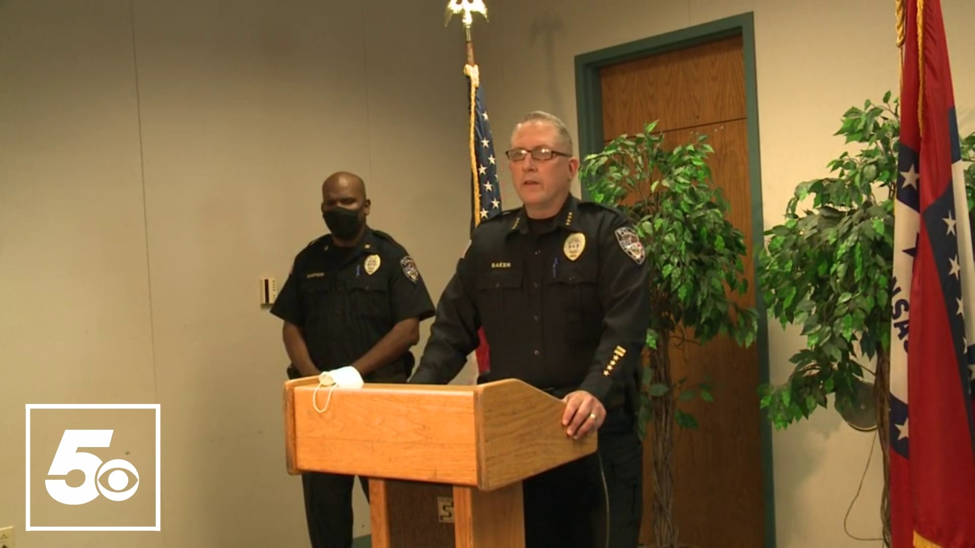 Fort Smith Police Department provides an update on the officer injured in a knife attack and what's known about the 3 people killed.