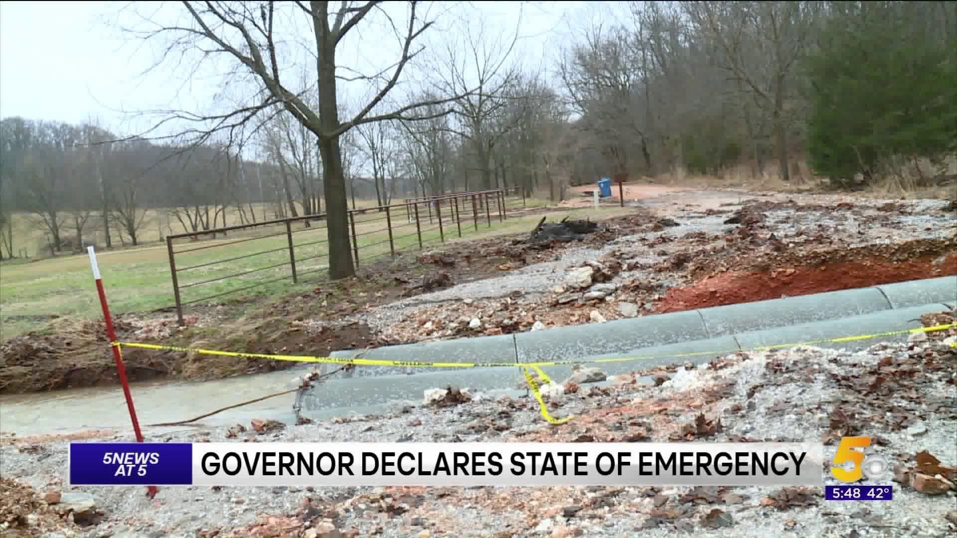 Governor Declares State of Emergency In Arkansas Following Severe Weather