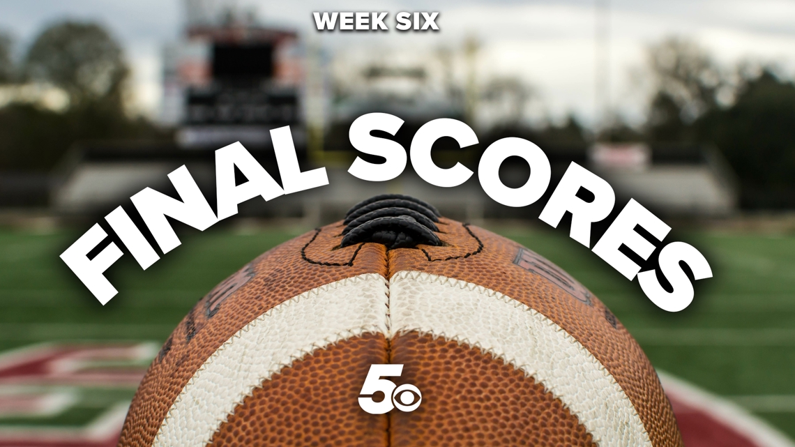 High school football final scores | Week 6 (Friday, Oct. 11)