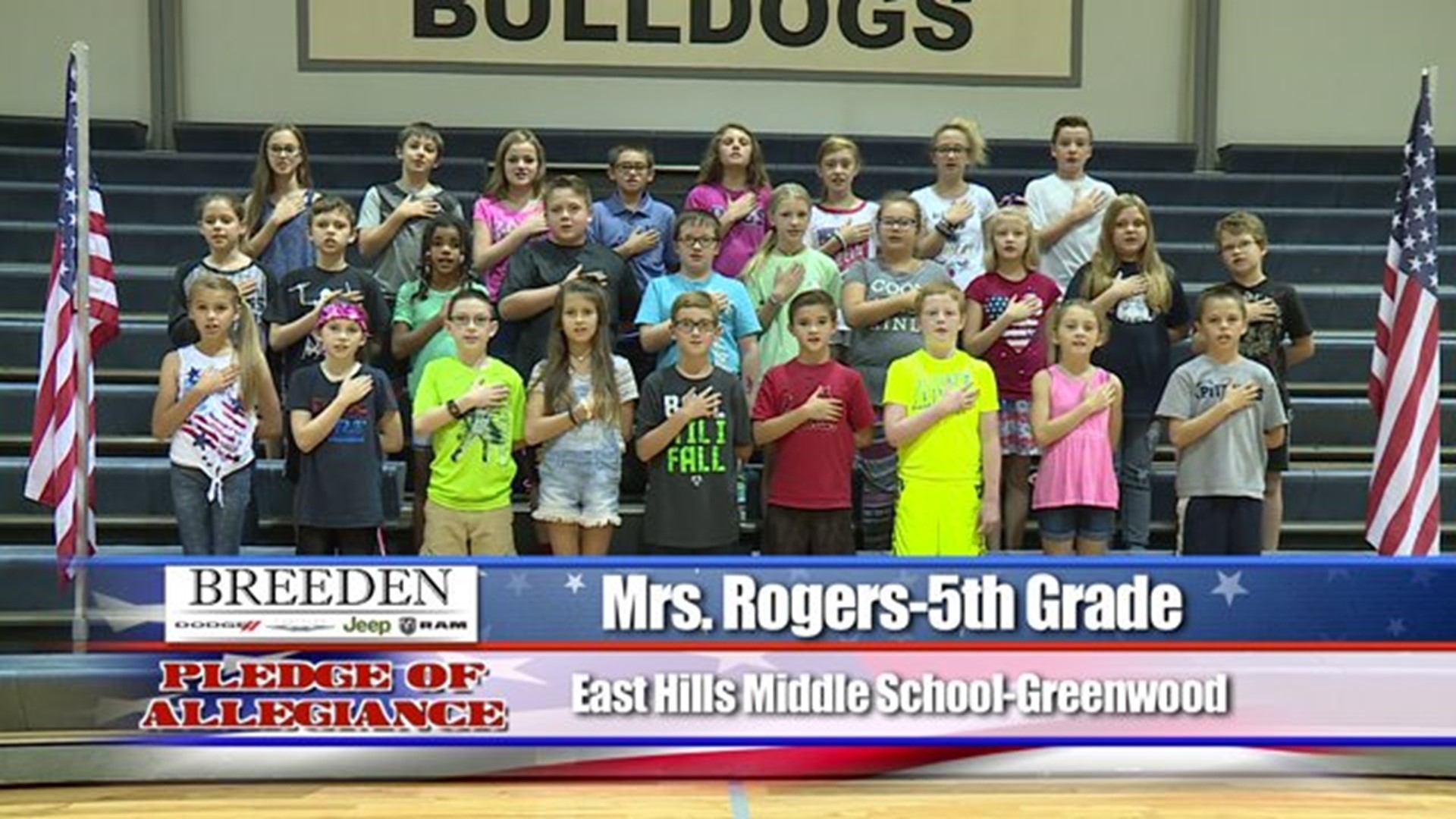 East Hills Middle School, Greenwood - Mrs. Rogers - 5th Grade