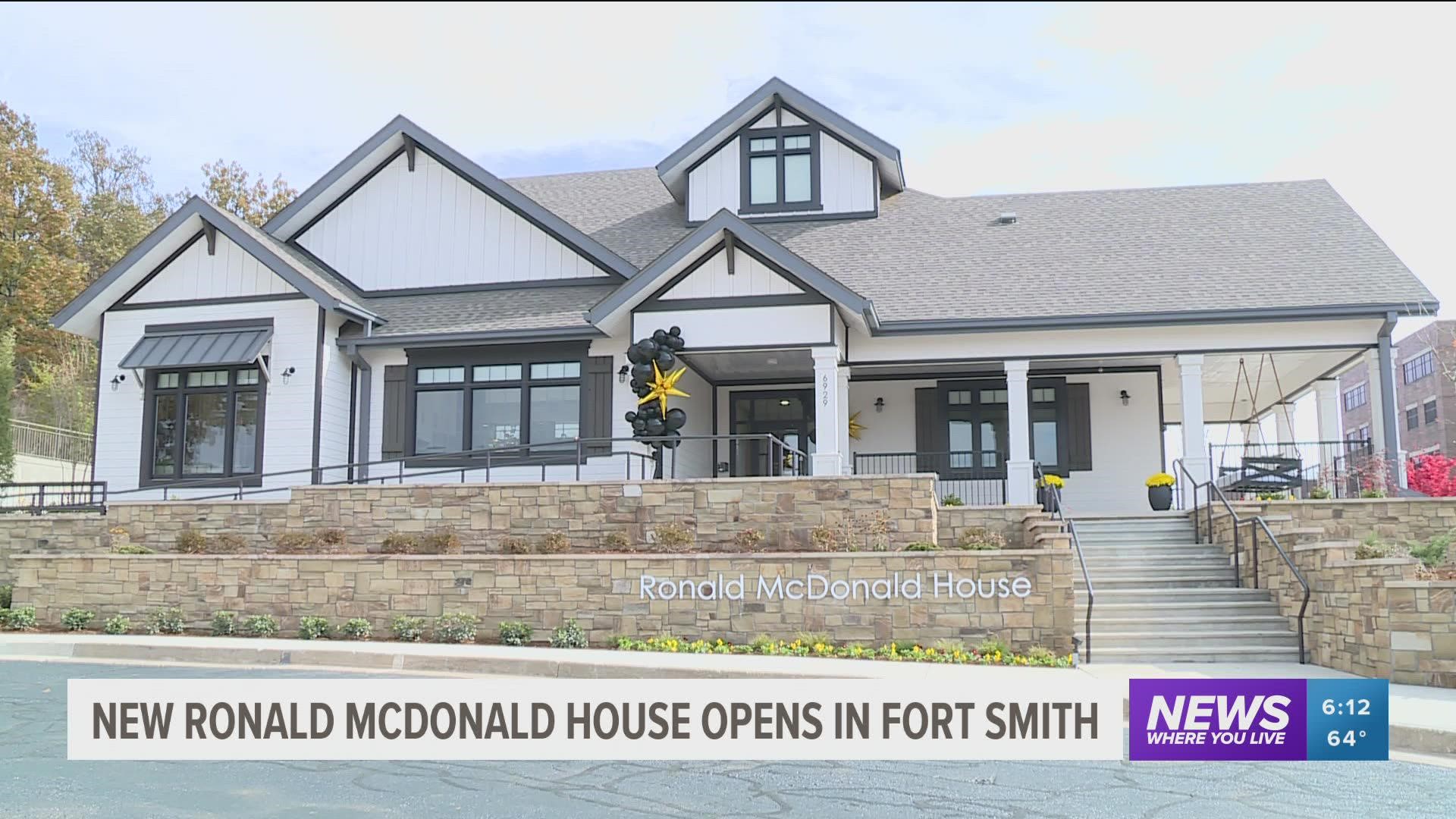 Families in and around Fort Smith will soon be able to utilize the space inside the Ronald McDonald House next to Mercy Hospital.