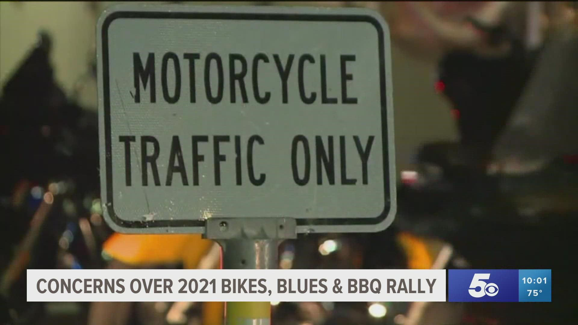 Bikes, Blues & BBQ typically brings thousands from across the nation to Northwest Arkansas. Event organizers canceled last year's event due to the pandemic.