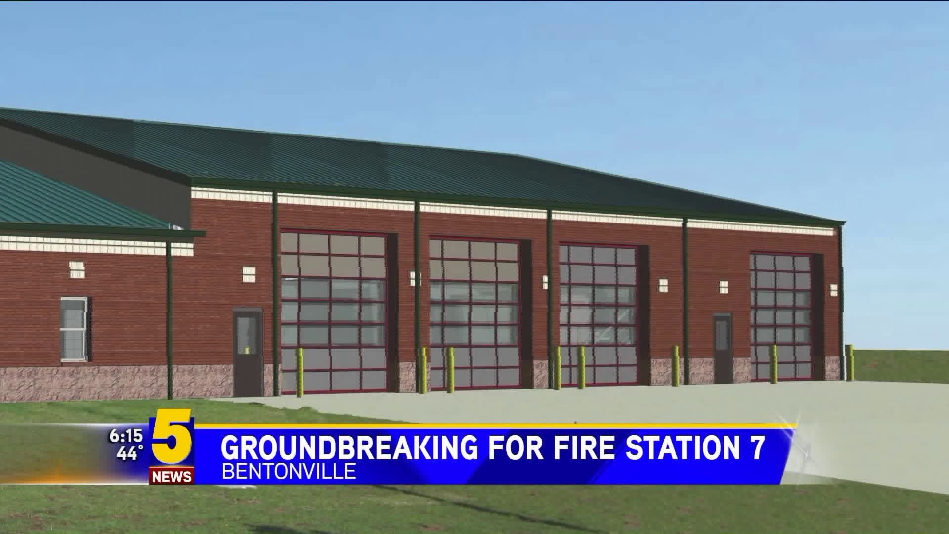Groundbreaking For Fire Station 7 In Bentonville