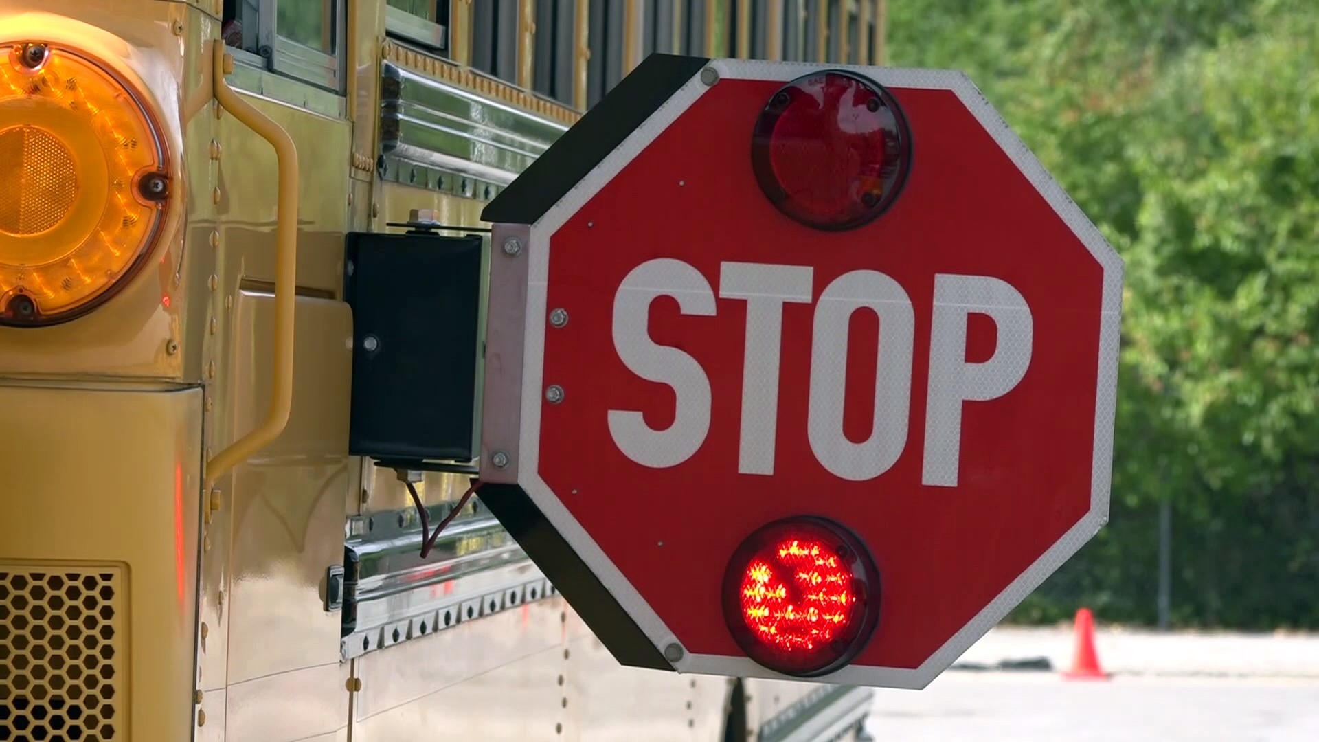 Police across the area are urging drivers to be more cautious around buses and school zones.