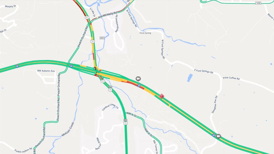 Multi-vehicle crash takes place on I-49 in Benton County | 5newsonline.com