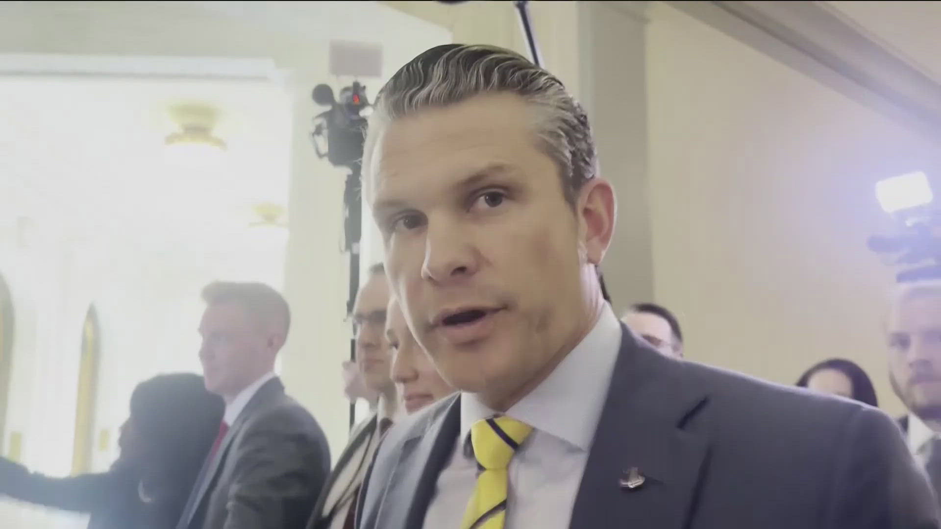 Hegseth has faced allegations of past sexual and workplace misconduct.