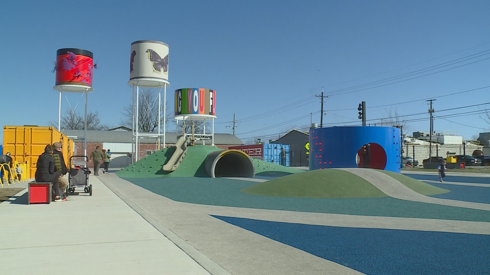 Spend a day filled with fun at the Railyard Park in Rogers!