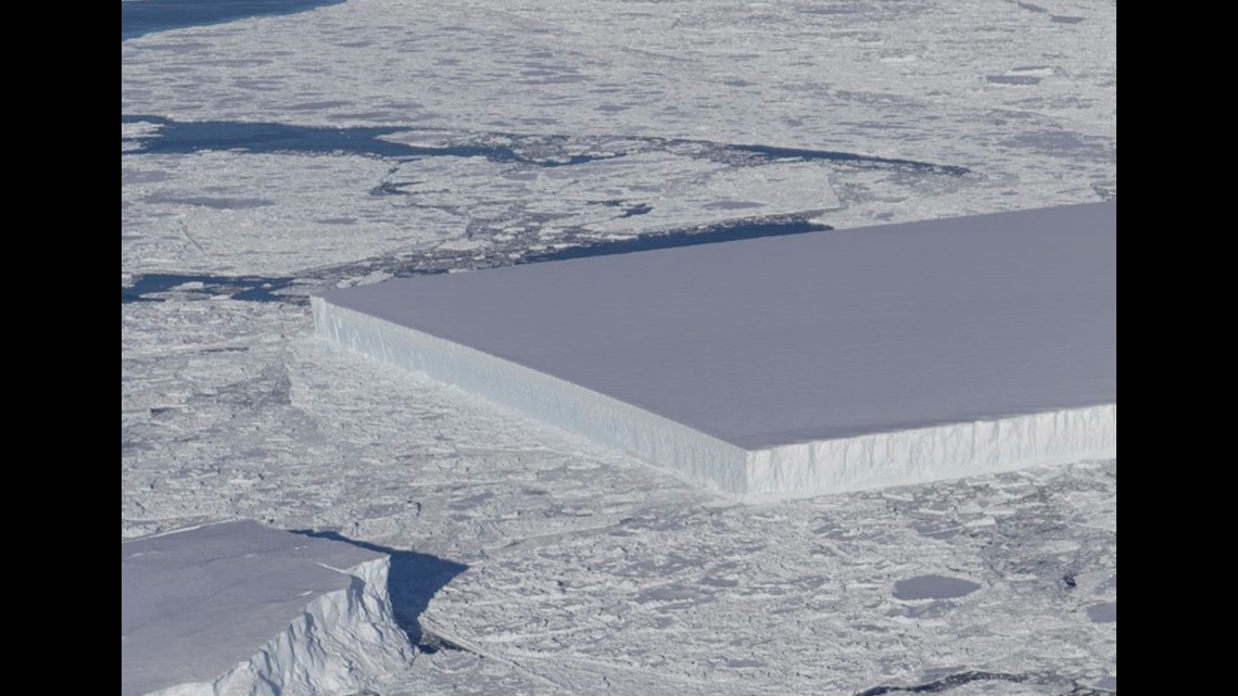 Perfectly Rectangular Iceberg Found In Antarctica | 5newsonline.com