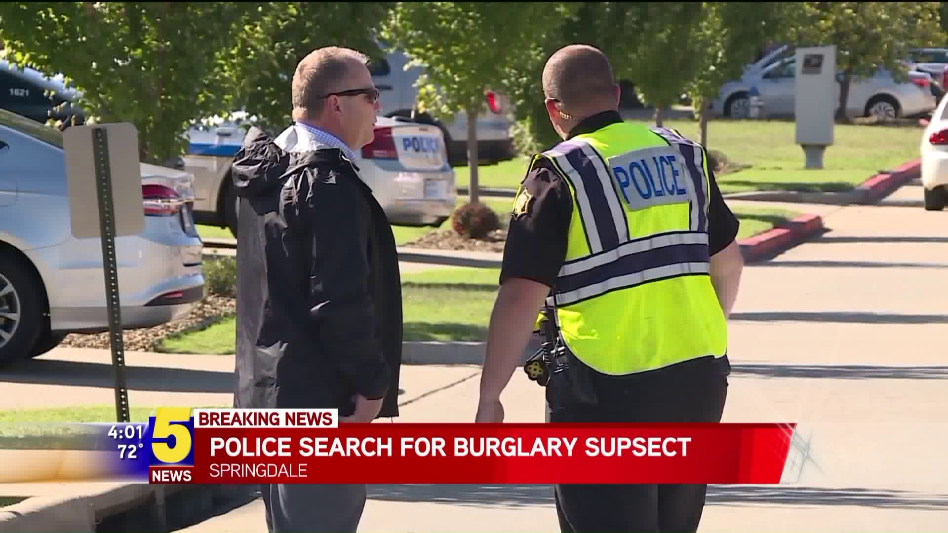 Police Search For Burglary Suspects