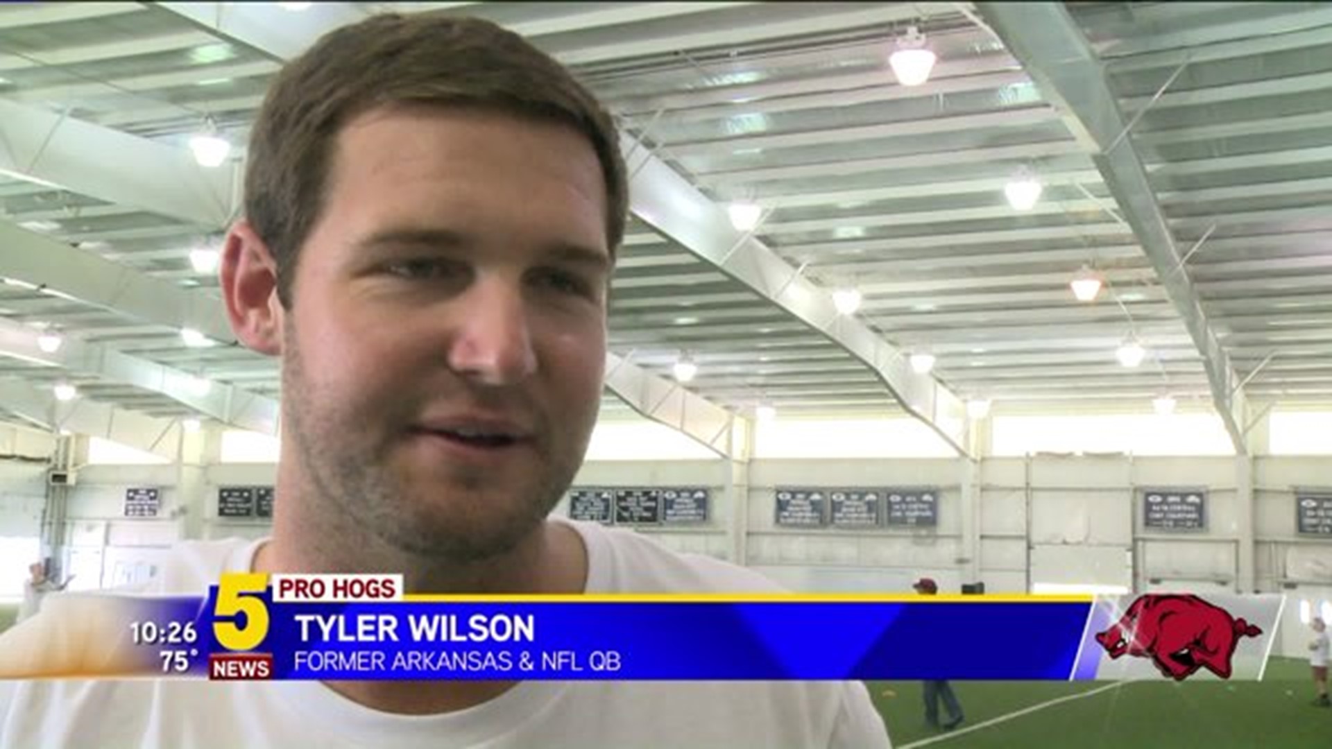 Former Razorback Tyler Wilson Holds Annual Football Camp