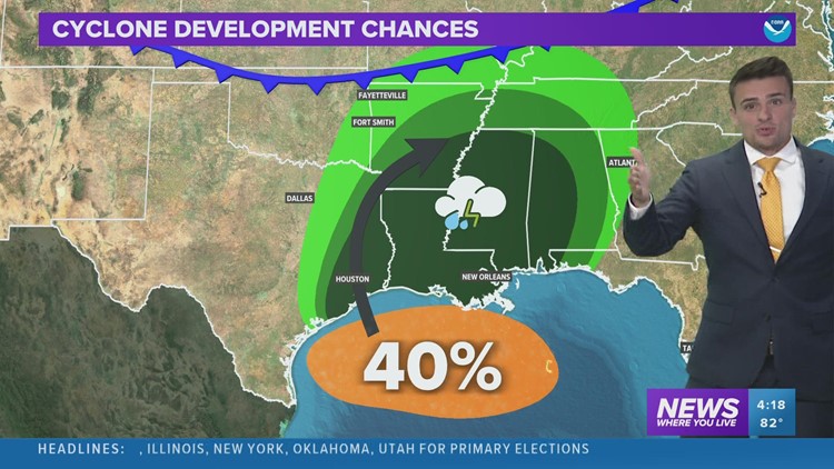 Tropical rains moving into the south for 4th of July weekend | Forecast June 28