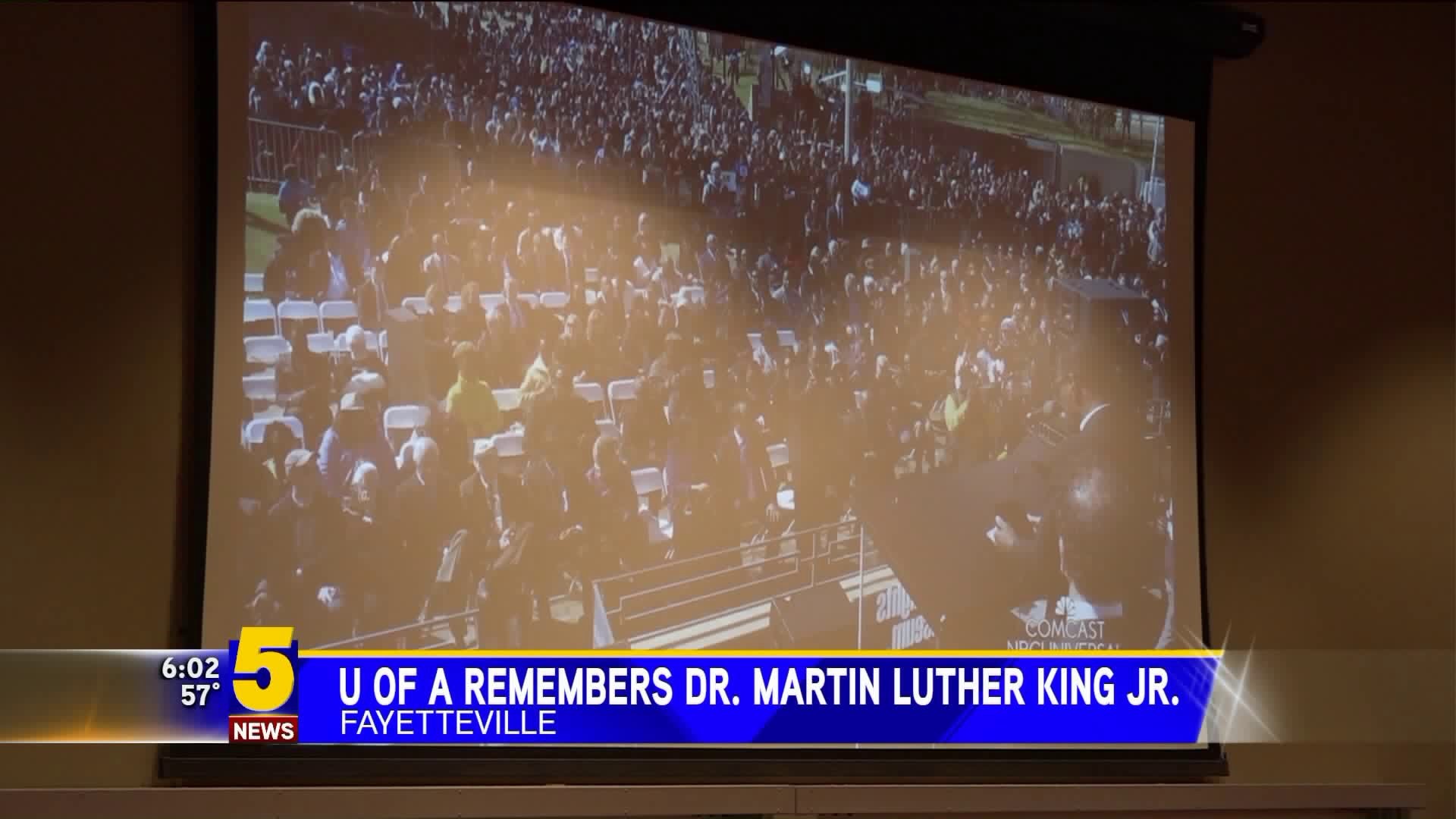 U Of A Remembers Martin Luther King Jr