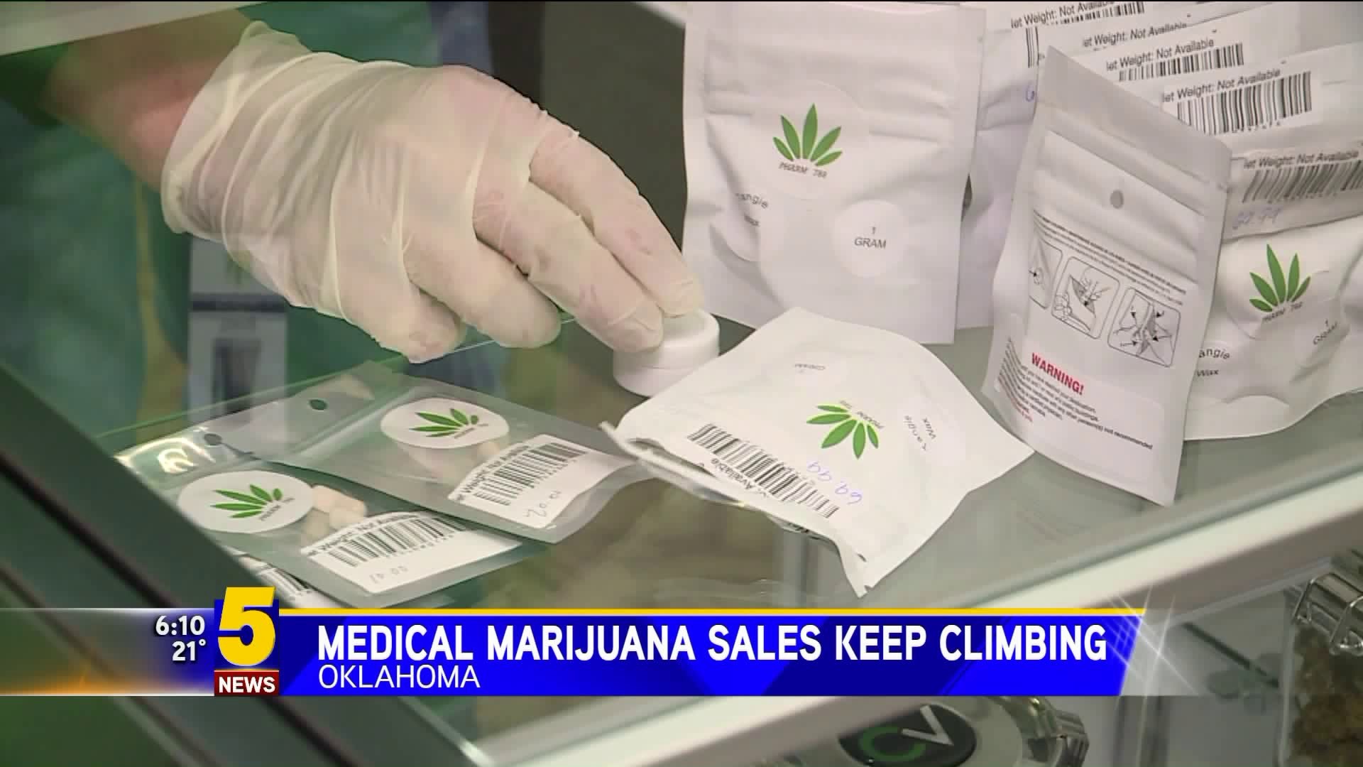 Medical Marijuana Sales Keep Climbing In Oklahoma