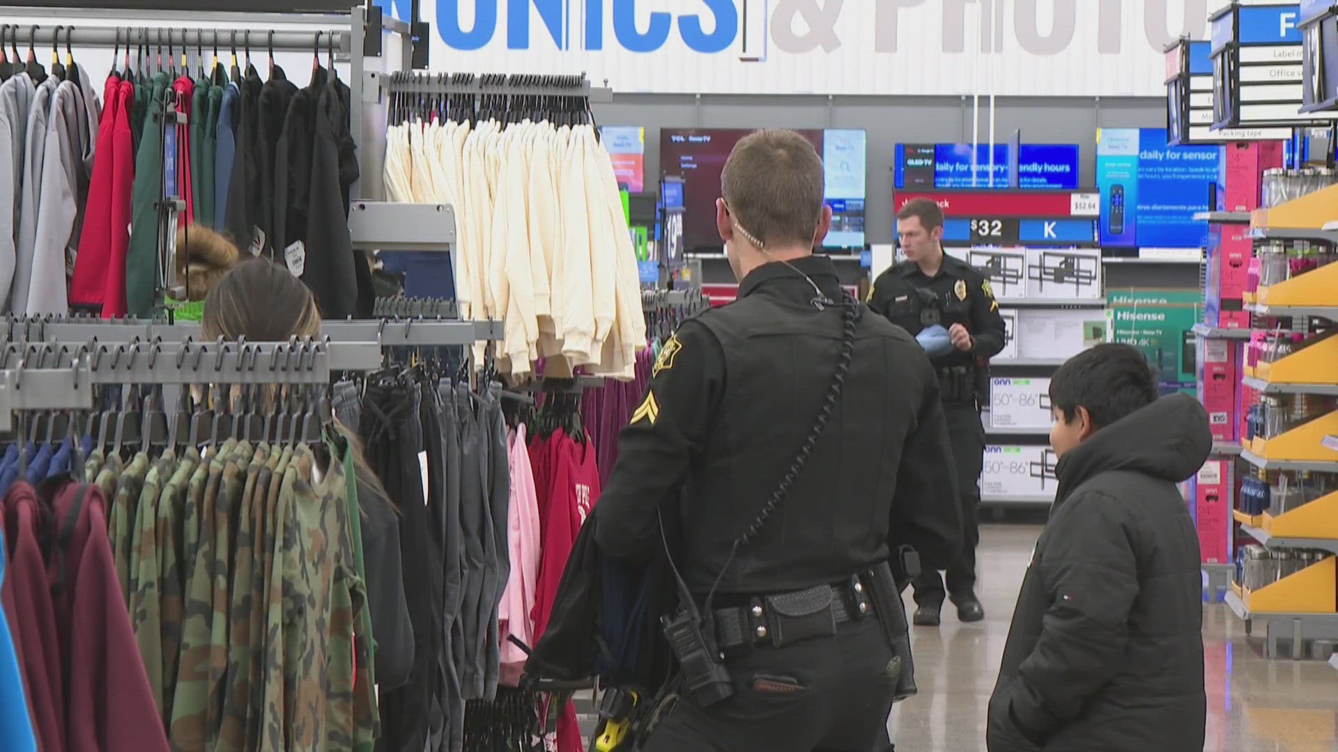 Spring Time Police Springdale Police Department holds its 'Shop with a Cop' event ...
