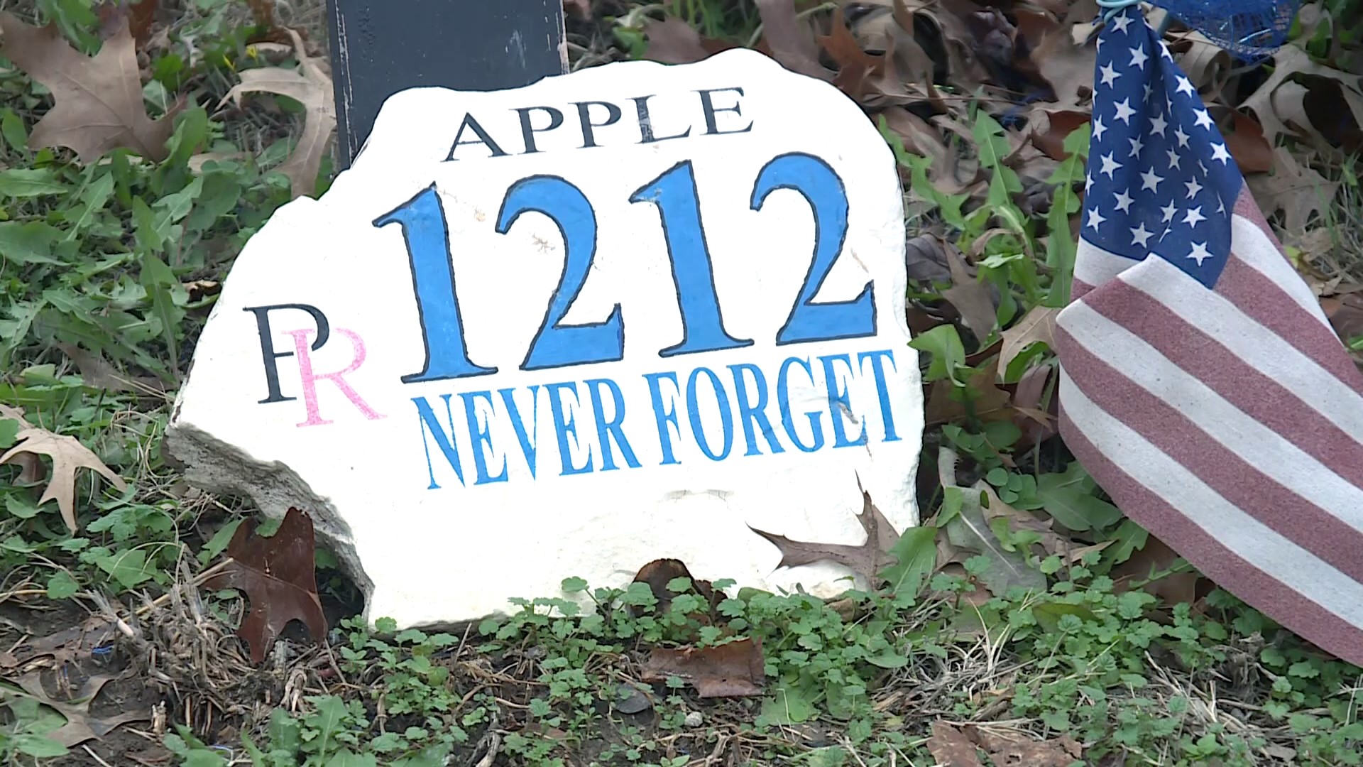 The Pea Ridge community gathered on Officer Kevin Apple Day to commemorate a new memorial in his name.