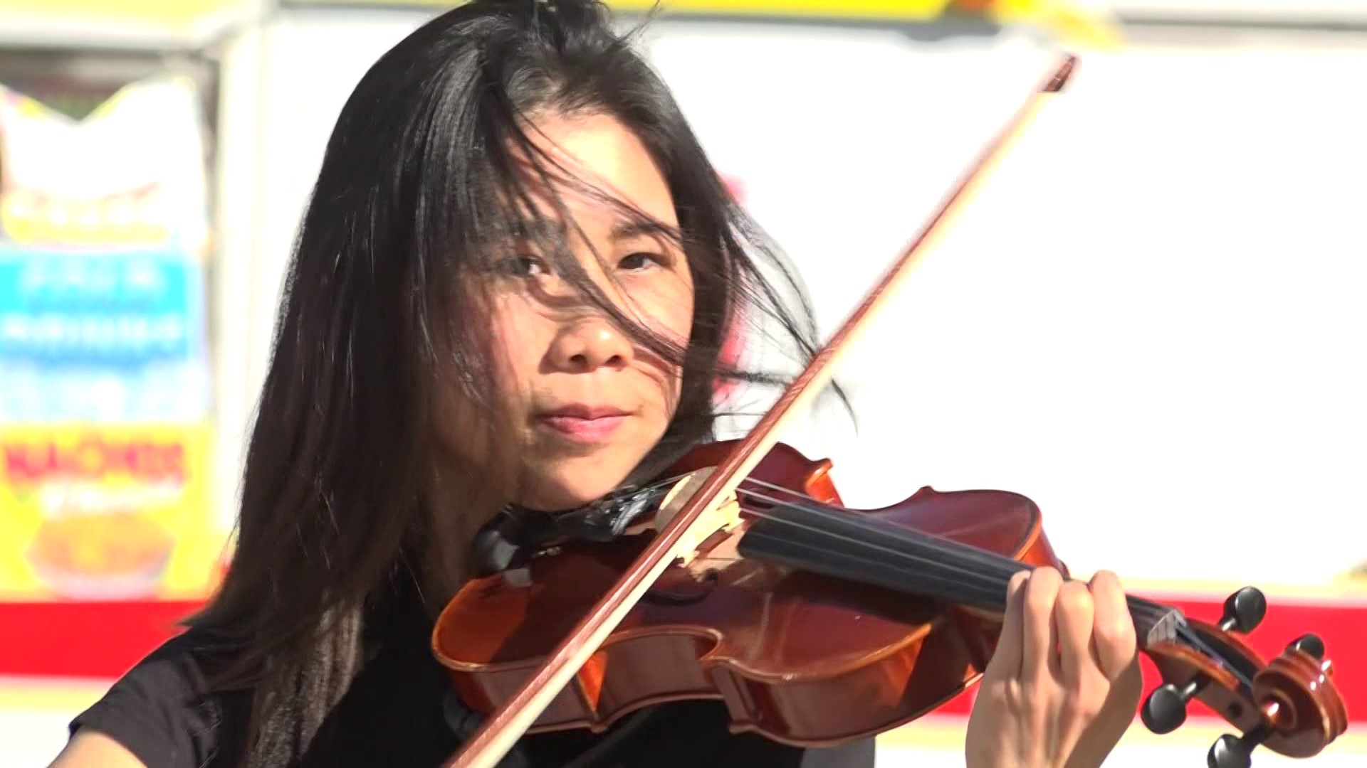 Tu had been training her violin skills her entire life before moving to Eureka Springs.