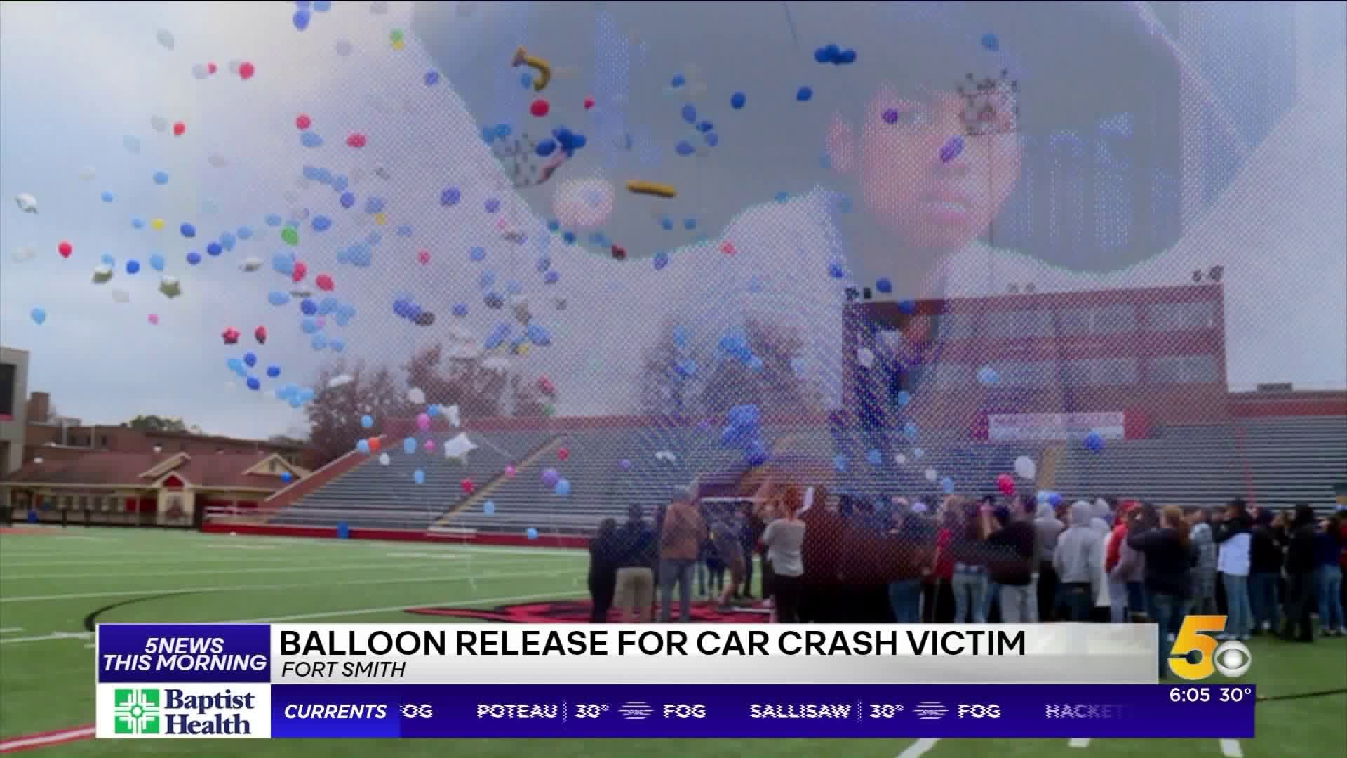 Balloon Release Ceremony Held In Memory Of Fort Smith Teen