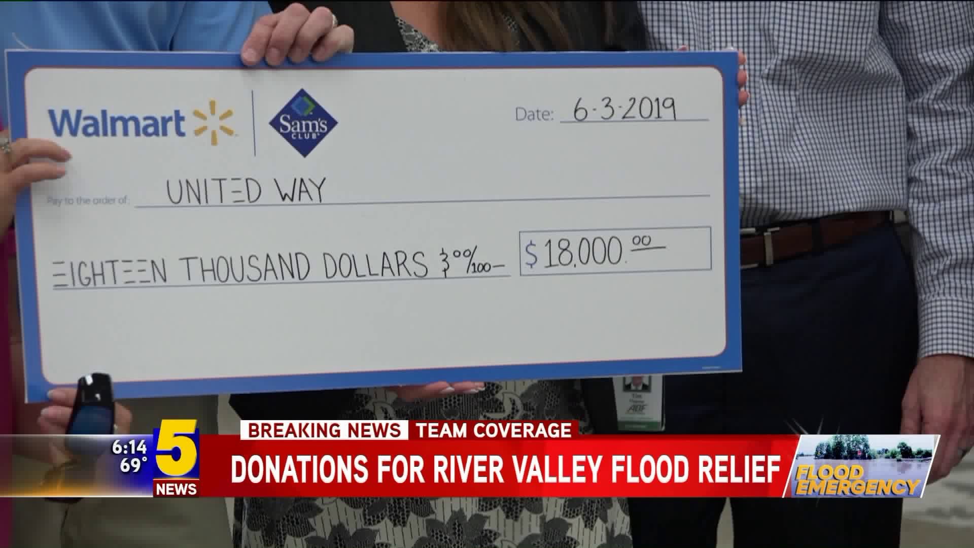 Donations for River Valley Flood Relief