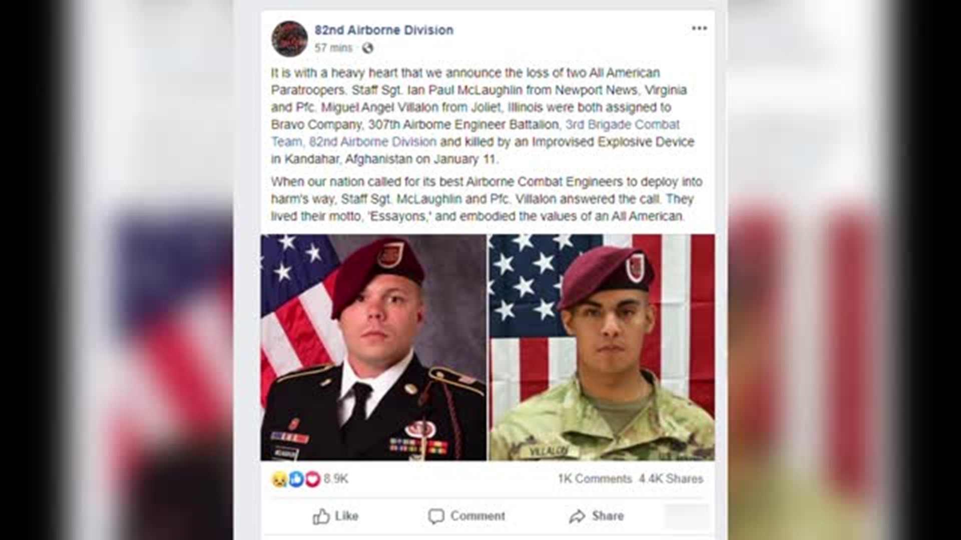 2 Fort Bragg Soldiers Killed In Afghanistan
