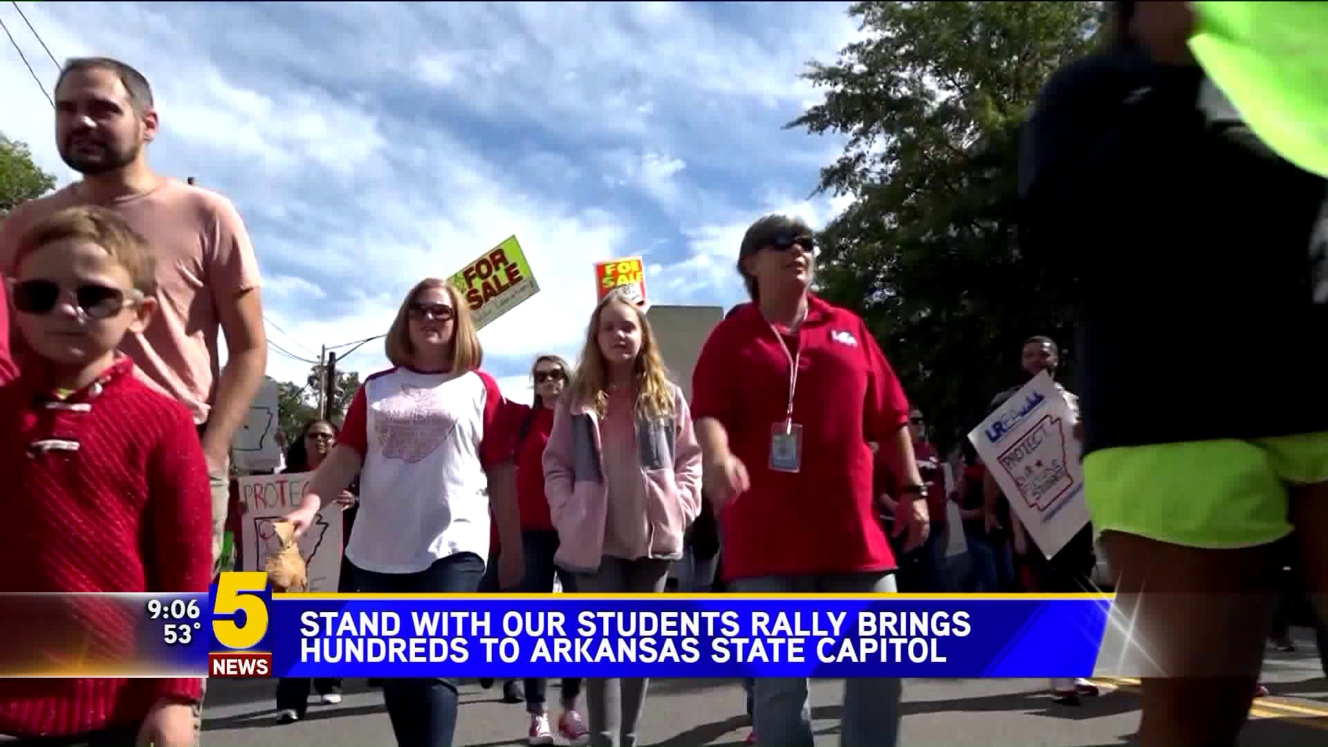 Education Rally In Little Rock