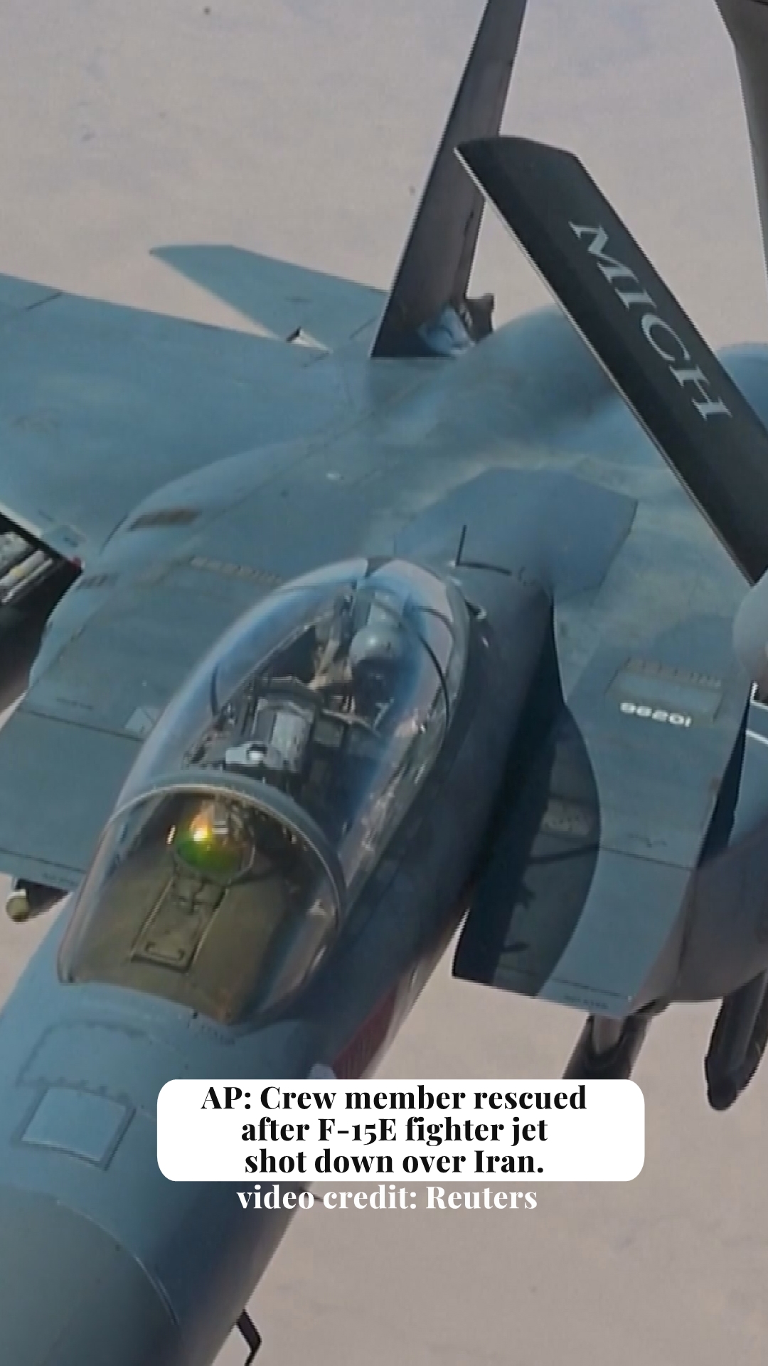 AP: At least one pilot rescued after fighter jet shot down over Iran ...