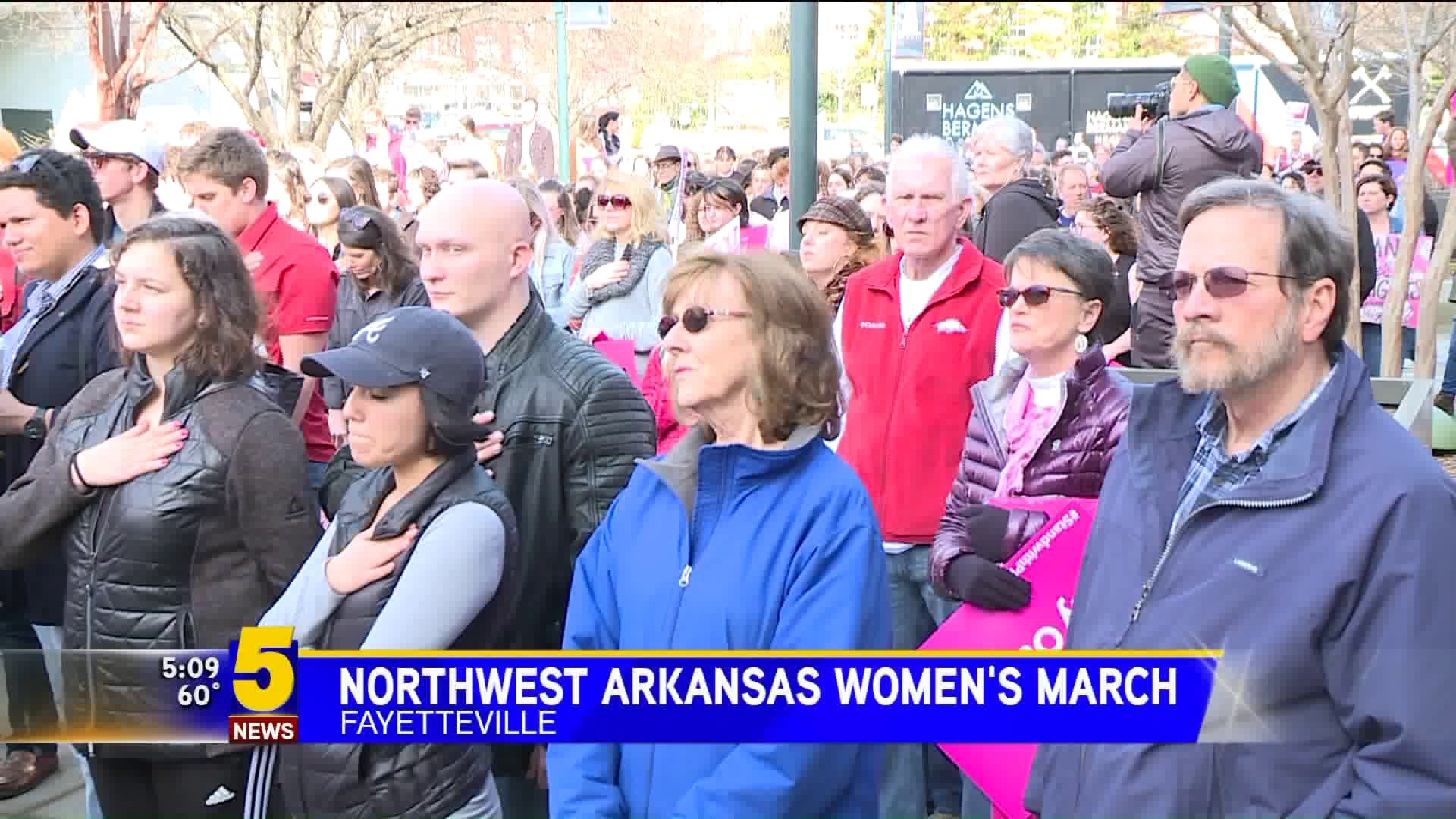 Northwest Arkansas Women`s March