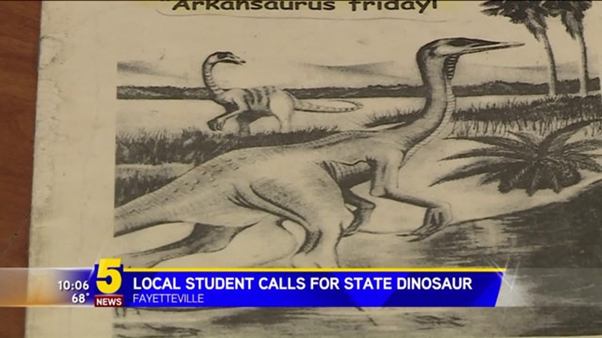 Local Student Calls For State Dinosaur