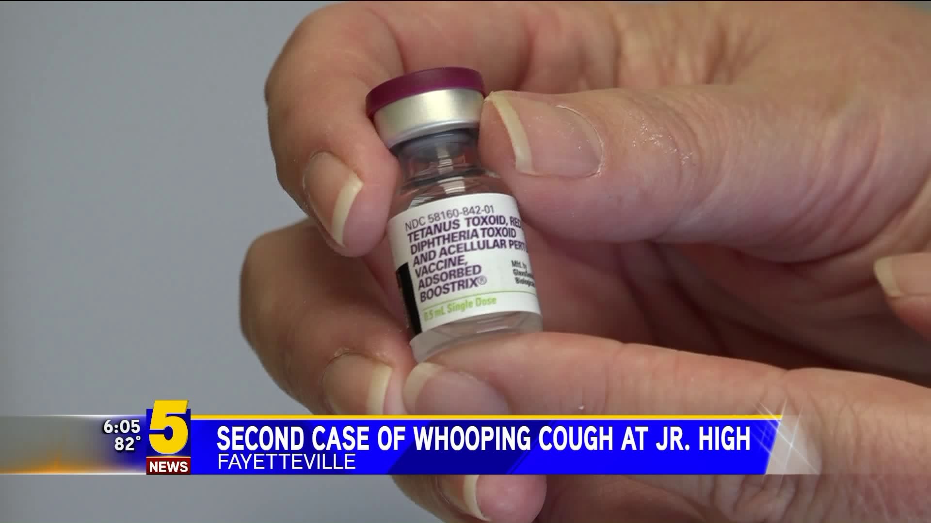 Second Case of Whooping Cough at Jr. High