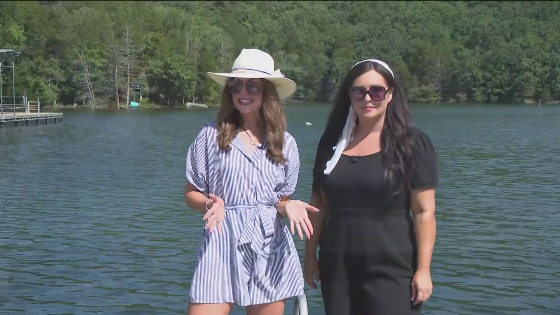Jo and Tiffany got to spend the day on the waters of Beaver Lake.