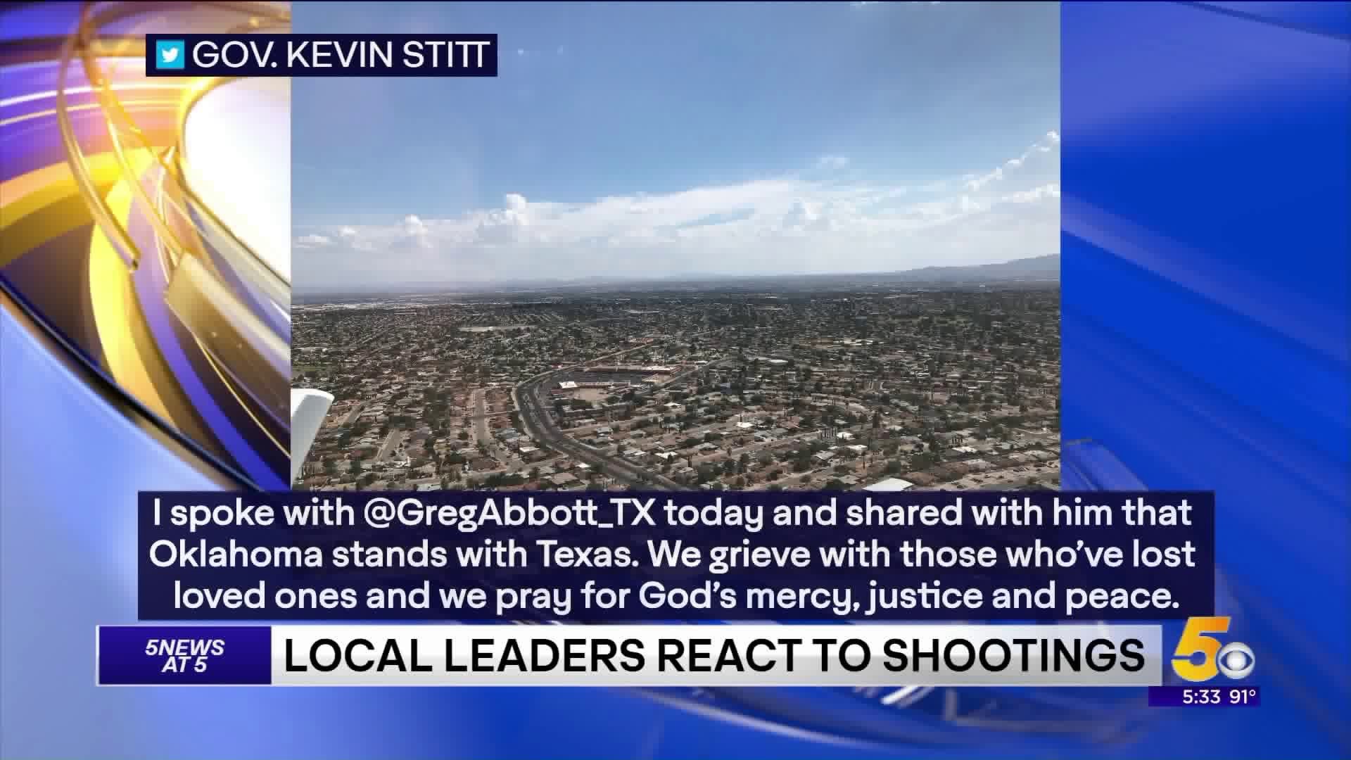 Local Leaders Respond To Mass Shootings Over The Weekend