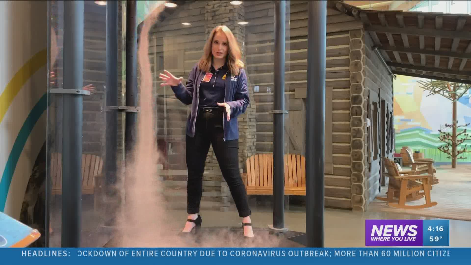 A local kids museum has a fun and interactive way to learn about nature and weather. Meteorologist Sabrina Bates took a field trip to teach us about tornadoes.