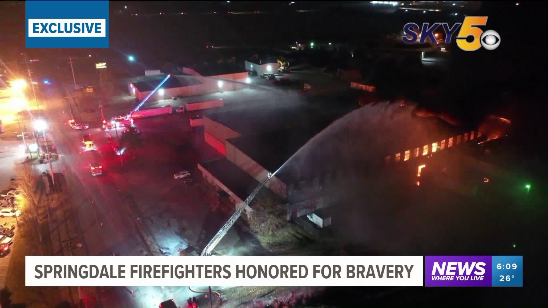 Springdale Firefighters Honored for Bravery