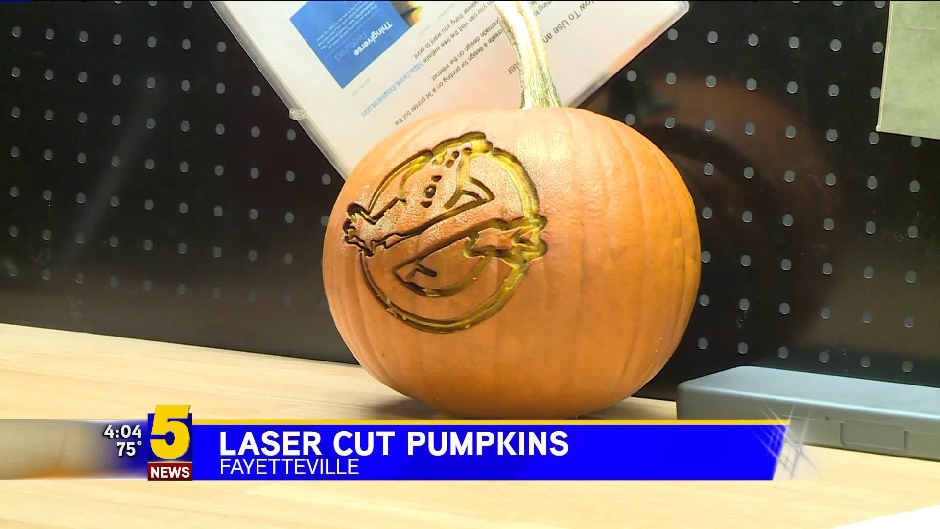 Laser Cut Pumpkins At Fablab In Fayetteville