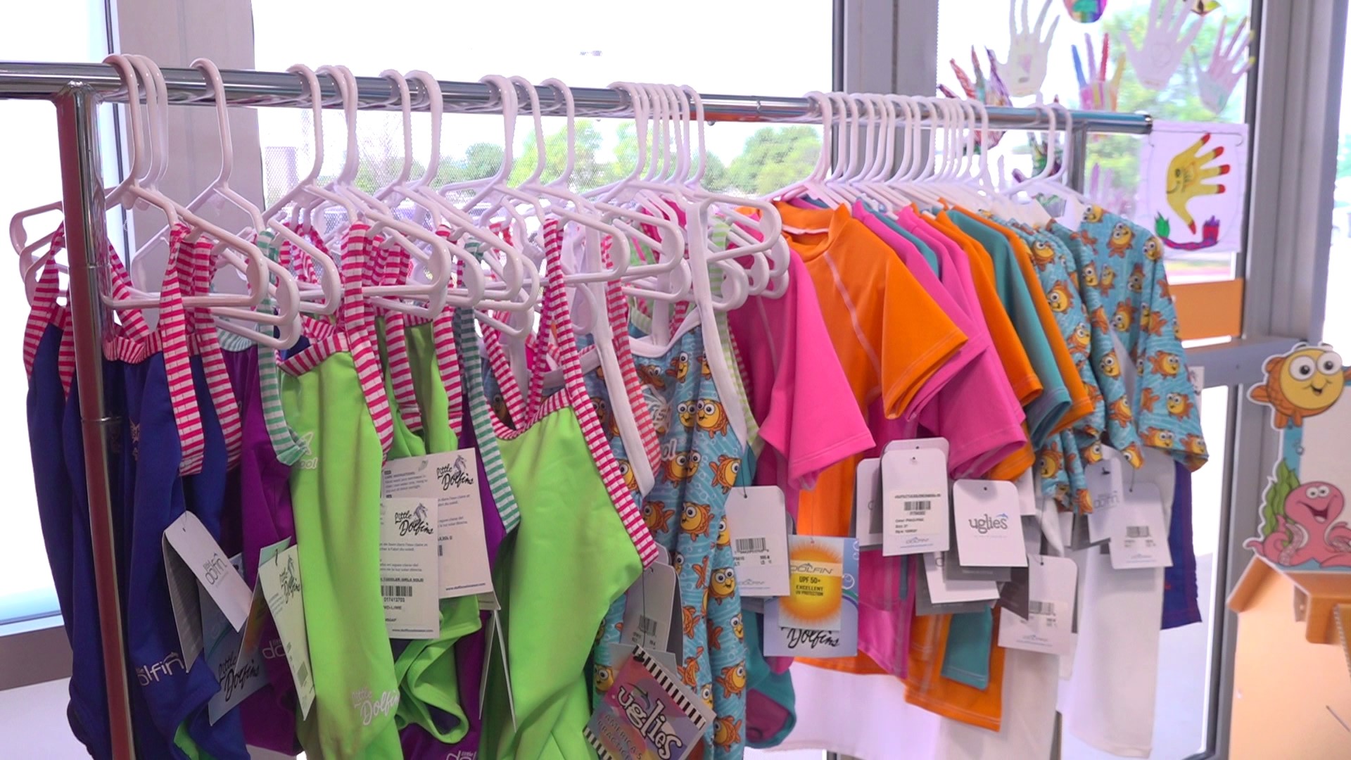 Experts say dressing kids in bright colors can decrease the drowning risk.