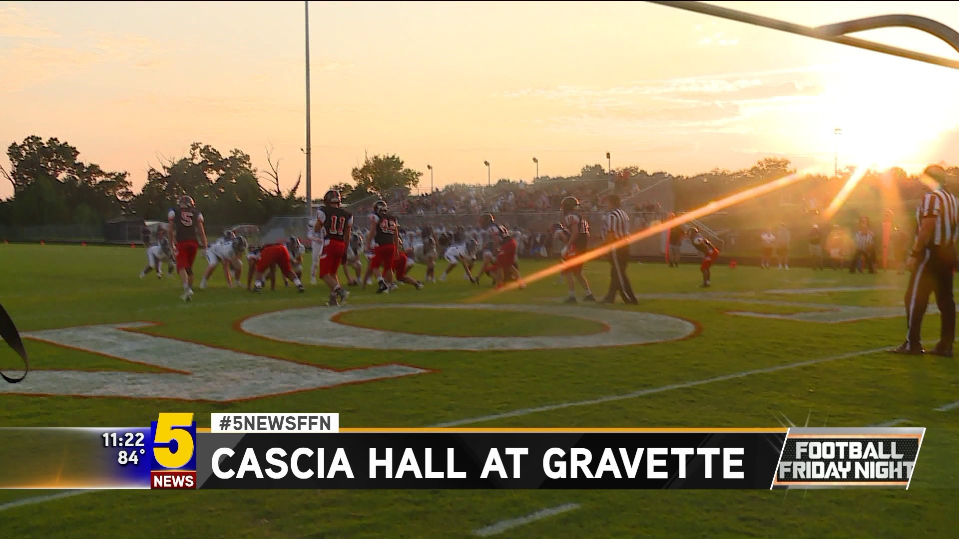 Gravette stopped by Cascia Hall