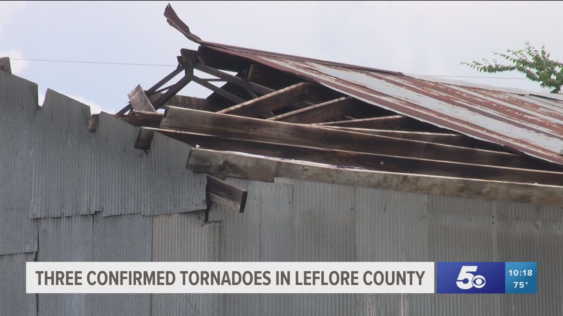 Tornadoes in LeFlore County.