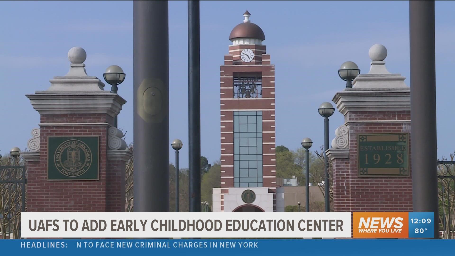 In the spring of 2021, UAFS proposed a partnership with the Arkansas Division of Child Care and Early Childhood Education to provide child care services.