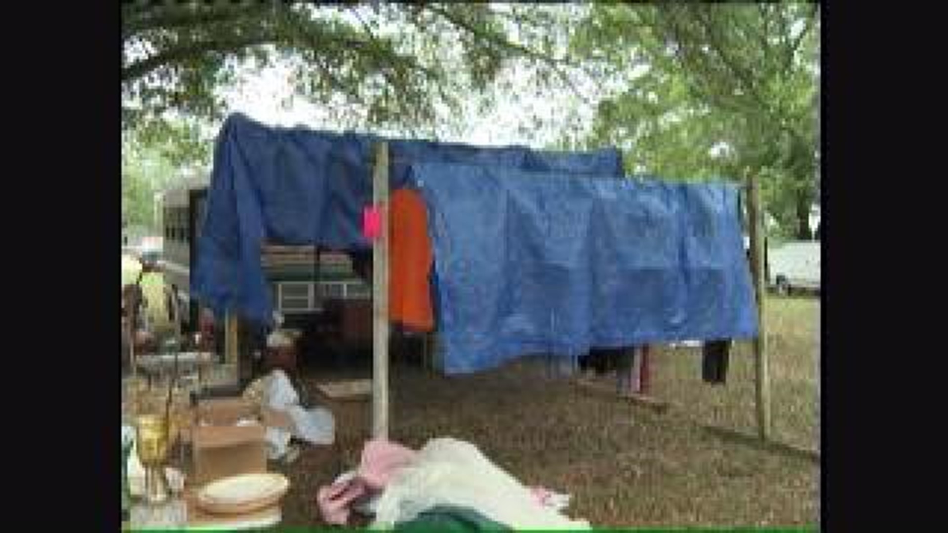 Annual Highway 22 Yard Sale Prepares for Rain