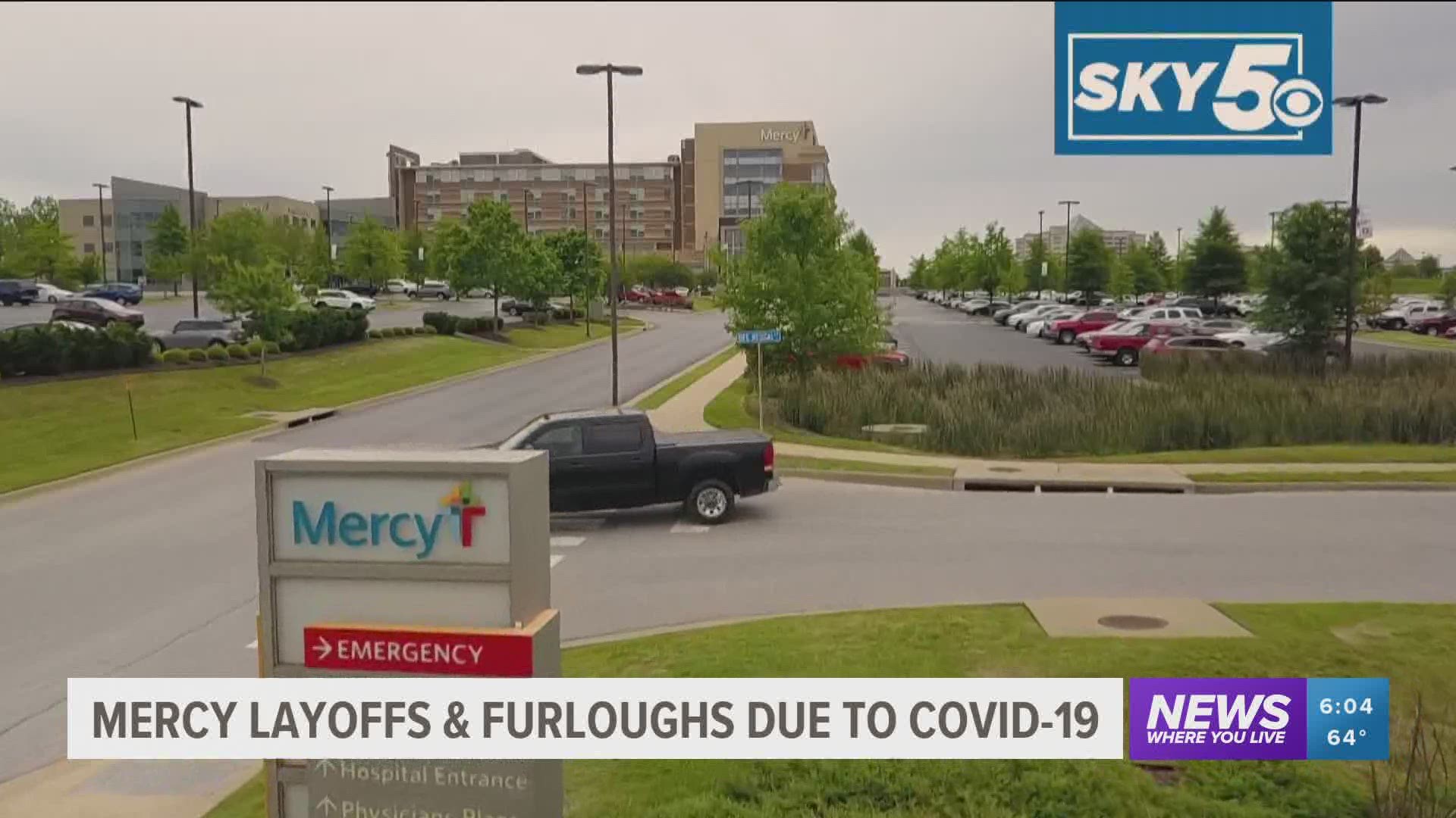 Mercy layoffs and furloughs due to COVID-19